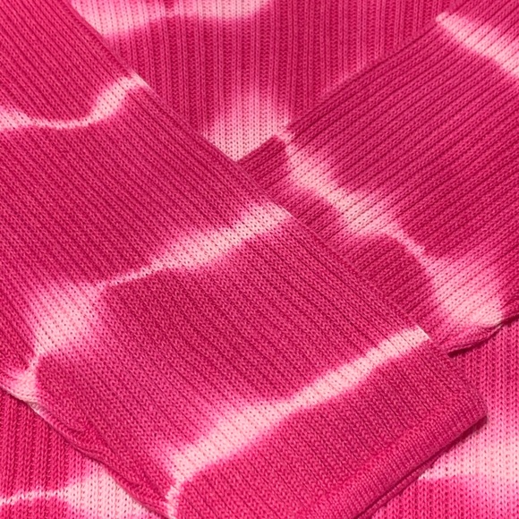 Westbound Hot Pink Plus Size 3/4 Sleeve Sweater - Picture 7 of 8
